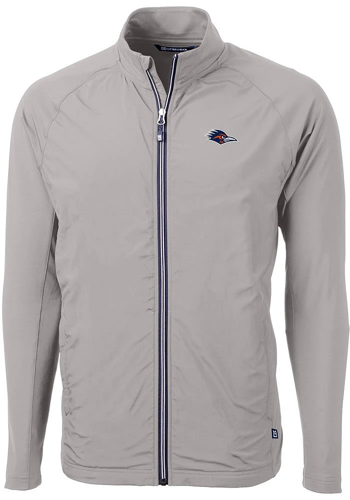 Cutter and Buck UTSA Roadrunners Mens Grey Adapt Eco Light Weight Jacket