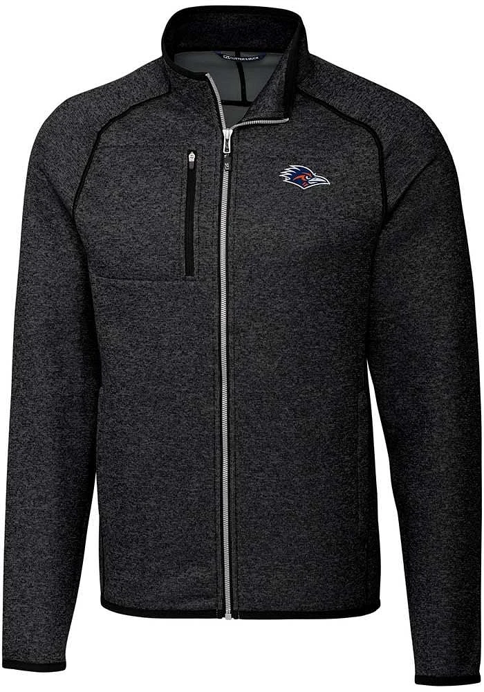 Cutter and Buck UTSA Roadrunners Mens Grey Mainsail Medium Weight Jacket