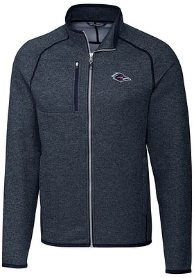 Cutter and Buck UTSA Roadrunners Mens Navy Blue Mainsail Medium Weight Jacket