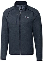 Cutter and Buck UTSA Roadrunners Mens Navy Blue Mainsail Medium Weight Jacket