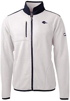 Cutter and Buck UTSA Roadrunners Mens White Cascade Eco Sherpa Light Weight Jacket