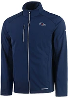 Cutter and Buck UTSA Roadrunners Mens Navy Blue Evoke Softshell Light Weight Jacket