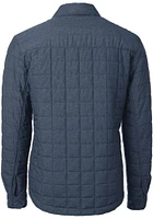Cutter and Buck UTSA Roadrunners Mens Grey Rainier PrimaLoft Quilted Outerwear Lined Jacket