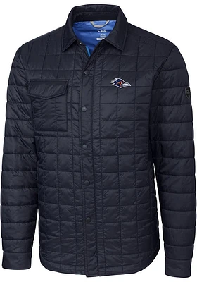 Cutter and Buck UTSA Roadrunners Mens Navy Blue Rainier PrimaLoft Quilted Outerwear Lined Jacket