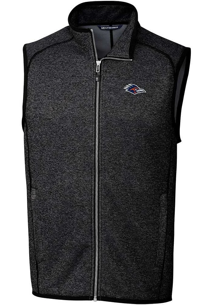 Cutter and Buck UTSA Roadrunners Mens Grey Mainsail Sleeveless Jacket