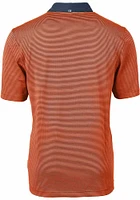 Cutter and Buck UTSA Roadrunners Mens Virtue Eco Pique Micro Stripe Short Sleeve Polo