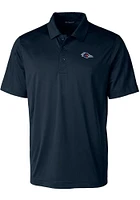 Cutter and Buck UTSA Roadrunners Mens Navy Blue Prospect Textured Short Sleeve Polo