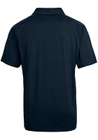 Cutter and Buck UTSA Roadrunners Mens Navy Blue Prospect Textured Short Sleeve Polo
