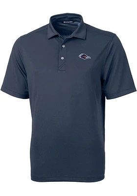 Cutter and Buck UTSA Roadrunners Mens Navy Blue Virtue Eco Pique Short Sleeve Polo