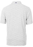 Cutter and Buck UTSA Roadrunners Mens Grey Virtue Eco Pique Botanical Short Sleeve Polo