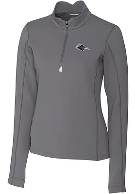 Cutter and Buck UTSA Roadrunners Womens Traverse Qtr Zip