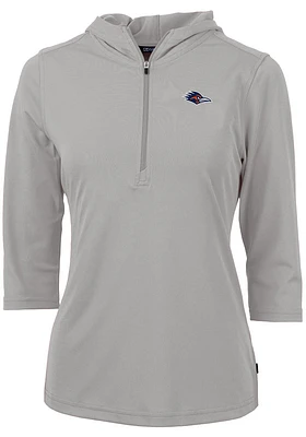 Cutter and Buck UTSA Roadrunners Womens Virtue Eco Pique Hooded Sweatshirt