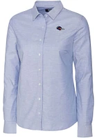 Cutter and Buck UTSA Roadrunners Womens Stretch Oxford Long Sleeve Dress Shirt
