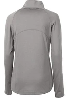Cutter and Buck UTSA Roadrunners Womens Grey Adapt Eco Qtr Zip