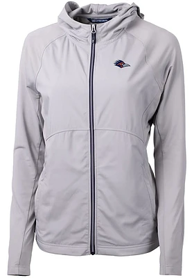 Cutter and Buck UTSA Roadrunners Womens Grey Adapt Eco Light Weight Jacket