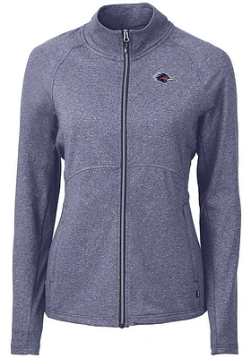 Cutter and Buck UTSA Roadrunners Womens Navy Blue Adapt Eco Knit Light Weight Jacket