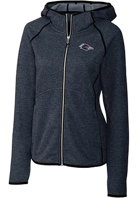 Cutter and Buck UTSA Roadrunners Womens Navy Blue Mainsail Medium Weight Jacket