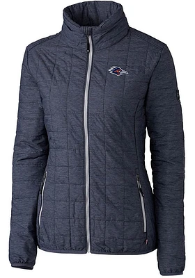 Cutter and Buck UTSA Roadrunners Womens Grey Rainier PrimaLoft Puffer Filled Jacket