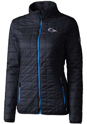 Cutter and Buck UTSA Roadrunners Womens Navy Blue Rainier PrimaLoft Puffer Filled Jacket