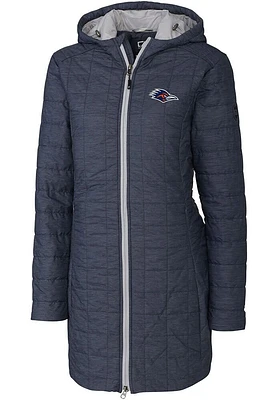 Cutter and Buck UTSA Roadrunners Womens Grey Rainier Primaloft Long Filled Jacket