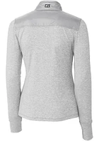 Cutter and Buck UTSA Roadrunners Womens Grey Stealth Hybrid Quilted Medium Weight Jacket