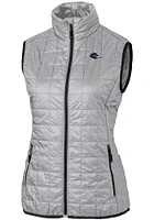 Cutter and Buck UTSA Roadrunners Womens Grey Rainier PrimaLoft Puffer Vest