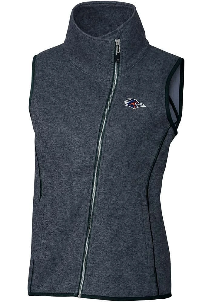Cutter and Buck UTSA Roadrunners Womens Navy Blue Mainsail Asymmetrical Vest
