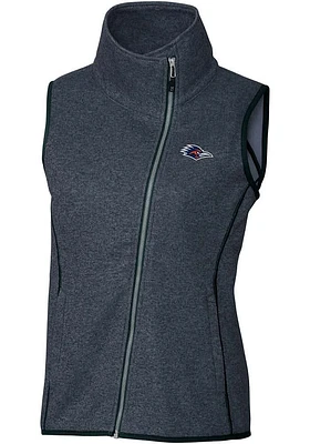 Cutter and Buck UTSA Roadrunners Womens Navy Blue Mainsail Asymmetrical Vest