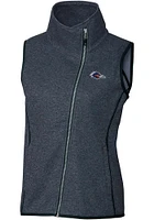 Cutter and Buck UTSA Roadrunners Womens Navy Blue Mainsail Asymmetrical Vest