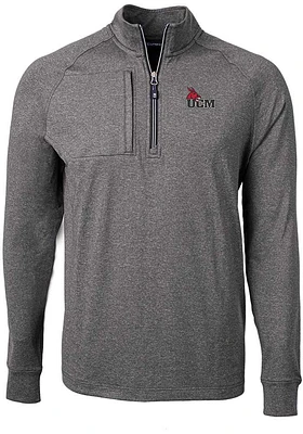 Cutter and Buck Central Missouri Mules Mens Adapt Eco Knit Big Tall Qtr Zip