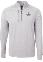Cutter and Buck Colorado State Rams Mens Adapt Eco Knit Big Tall Qtr Zip