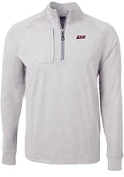 Cutter and Buck Eastern Kentucky Colonels Mens Adapt Eco Knit Big Tall Qtr Zip