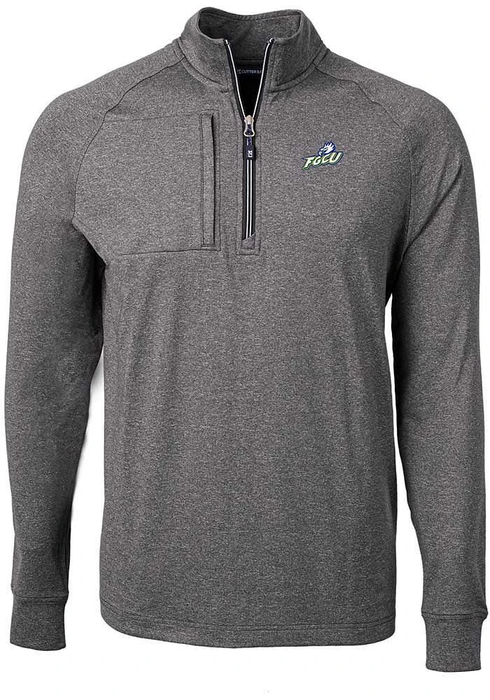 Cutter and Buck Florida Gulf Coast Eagles Mens Adapt Eco Knit Big Tall Qtr Zip