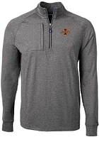 Cutter and Buck Iowa State Cyclones Mens Adapt Eco Knit Big Tall Qtr Zip
