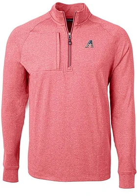 Cutter and Buck Arizona Diamondbacks Mens Red Americana Adapt Eco Knit Big Tall Qtr Zip