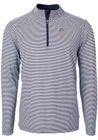 Cutter and Buck Baltimore Orioles Mens Navy Blue Americana Virtue Eco Pique Stripe Big Tall Qt..