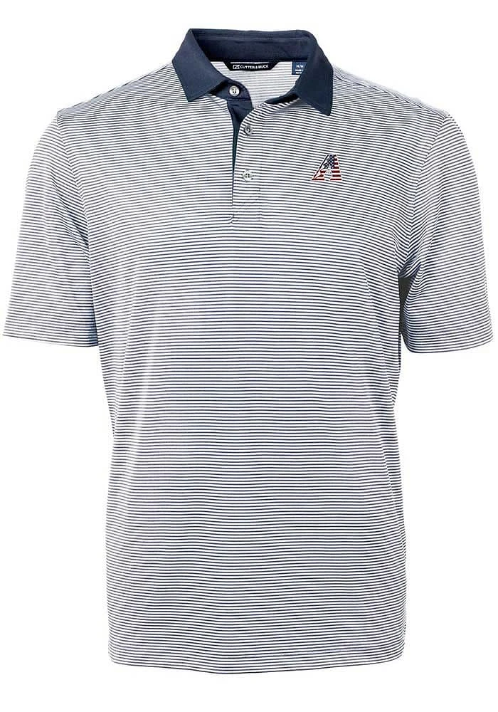 Cutter and Buck Arizona Diamondbacks Navy Blue Virtue Eco Pique Micro Stripe Big Tall Polo