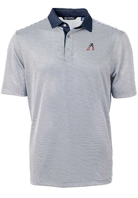 Cutter and Buck Arizona Diamondbacks Navy Blue Virtue Eco Pique Micro Stripe Big Tall Polo