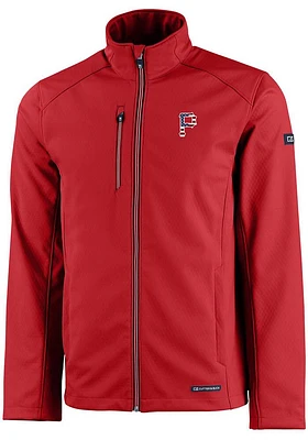 Cutter and Buck Pittsburgh Pirates Mens Red Evoke Softshell Light Weight Jacket