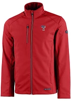 Cutter and Buck Texas Rangers Mens Red Evoke Softshell Light Weight Jacket