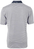 Cutter and Buck Arizona Diamondbacks Mens Navy Blue Virtue Eco Pique Micro Stripe Short Sleeve P..