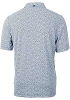 Cutter and Buck Baltimore Orioles Mens Navy Blue Virtue Eco Pique Botanical Short Sleeve Polo