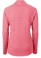 Cutter and Buck Colorado Rockies Womens Red Adapt Eco Knit Light Weight Jacket