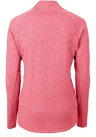 Cutter and Buck Detroit Tigers Womens Red Adapt Eco Knit Light Weight Jacket