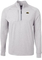 Cutter and Buck Southern Mississippi Golden Eagles Mens Adapt Eco Knit Big Tall Qtr Zip