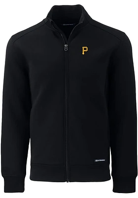 Cutter and Buck Pittsburgh Pirates Mens Black Roam Big Tall Light Weight Jacket