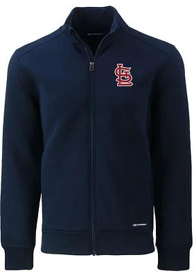Cutter and Buck St Louis Cardinals Mens Navy Blue Roam Big Tall Light Weight Jacket