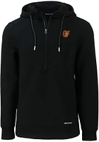 Cutter and Buck Baltimore Orioles Mens Black Roam Long Sleeve Hoodie