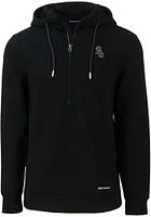 Cutter and Buck Chicago White Sox Mens Black Roam Long Sleeve Hoodie
