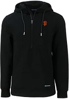 Cutter and Buck San Francisco Giants Mens Black Roam Long Sleeve Hoodie